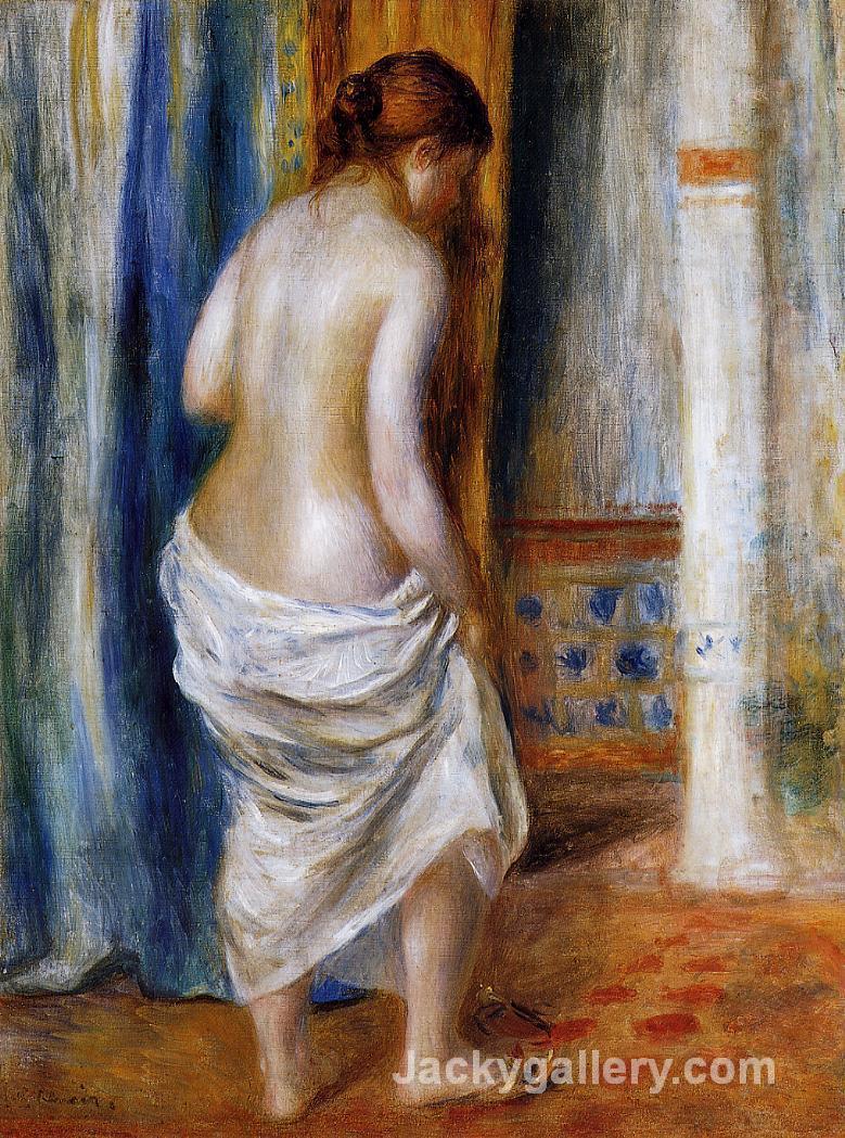 The Bathrobe by Pierre Auguste Renoir paintings reproduction